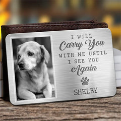 Memorial Personalized Custom Aluminum Wallet Card -_yythkg