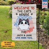 Welcome To The Dog House_ Personalized Garden Flags