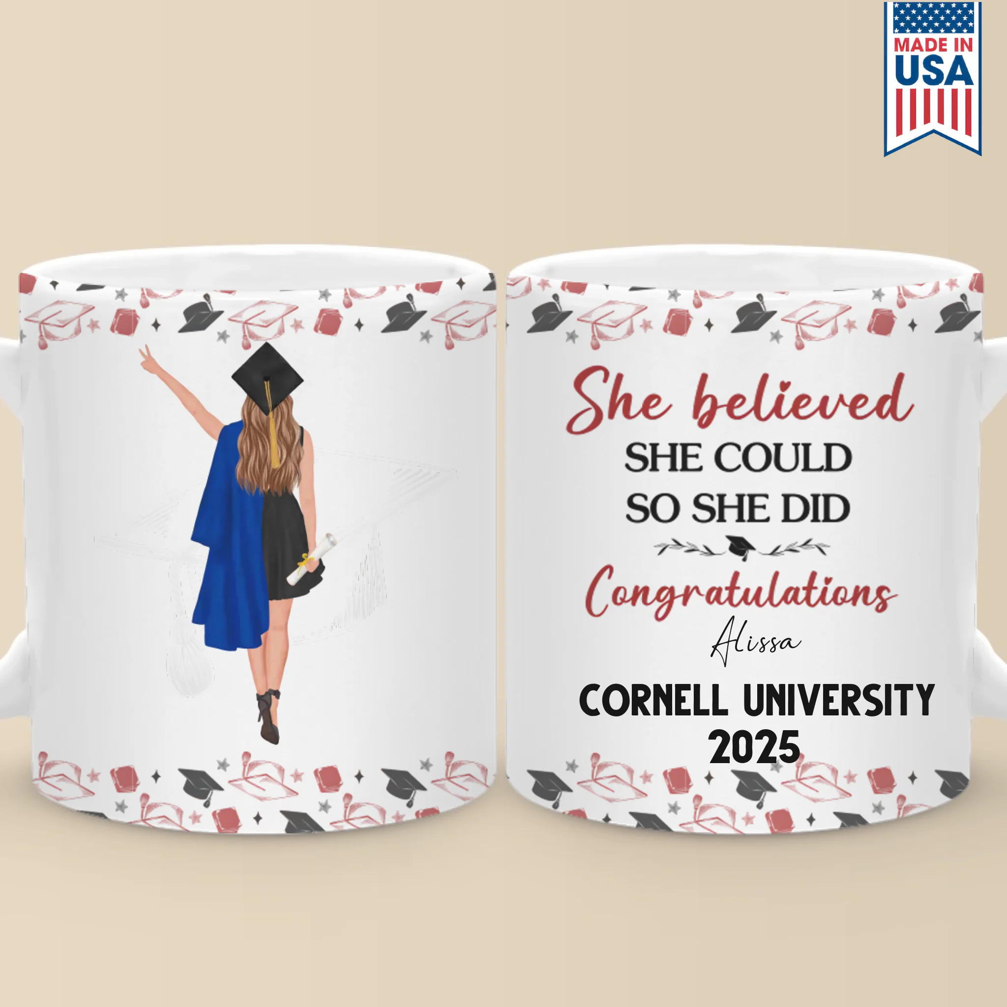 I Finally Graduated - Family Personalized Custom Mu