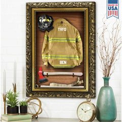 Armor Clothes Helmet Personalized Canvas Poster Gift_yythk