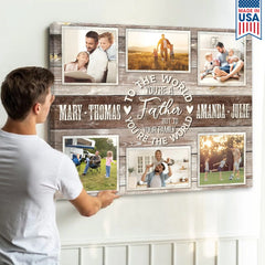 Family Bond Collage Canvas_ To The World You_yythkg